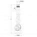 Размеры подводки для смесителя с короткой иглой Rubineta 618040